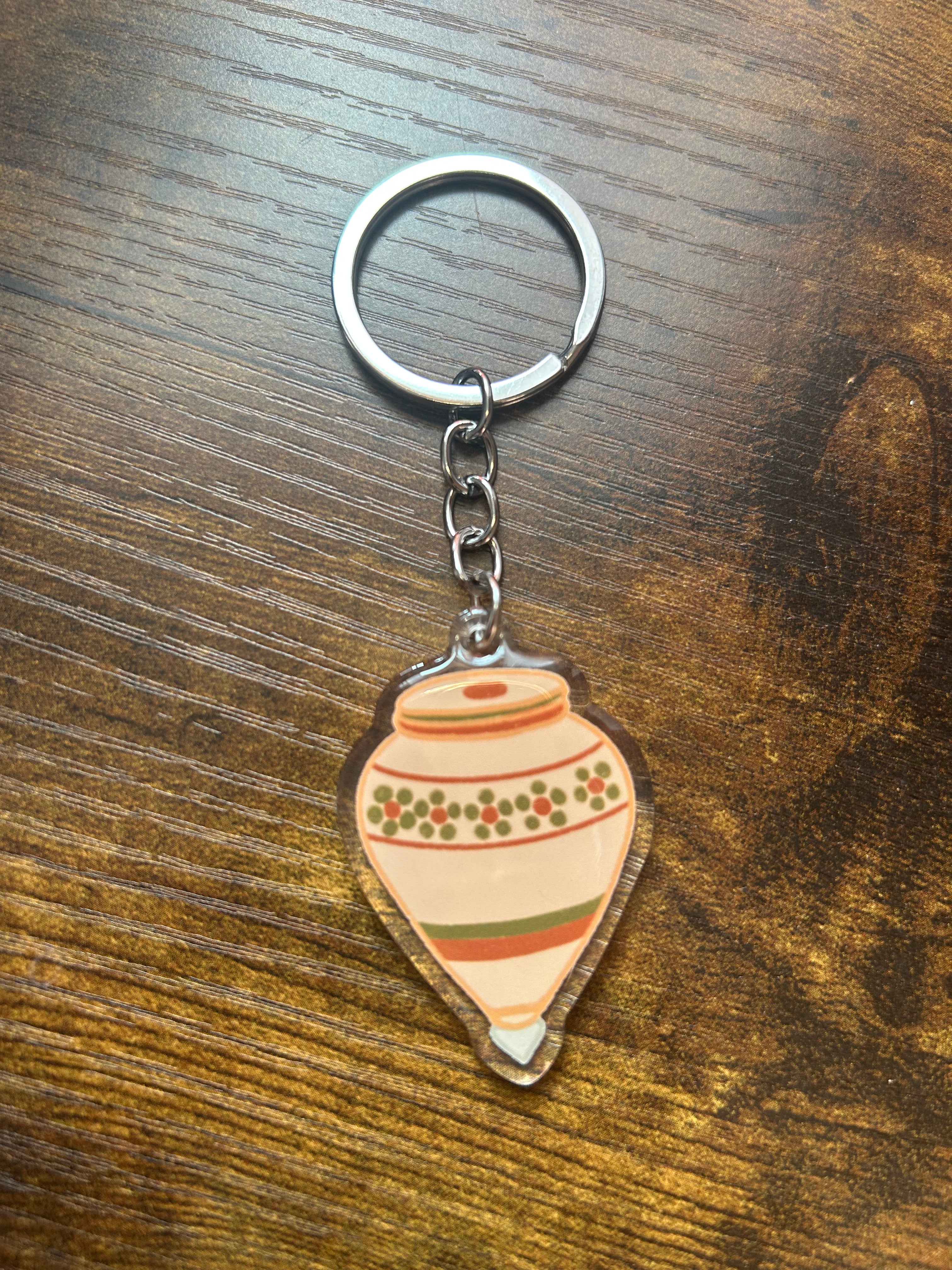 Cafecito Trompo Keychain